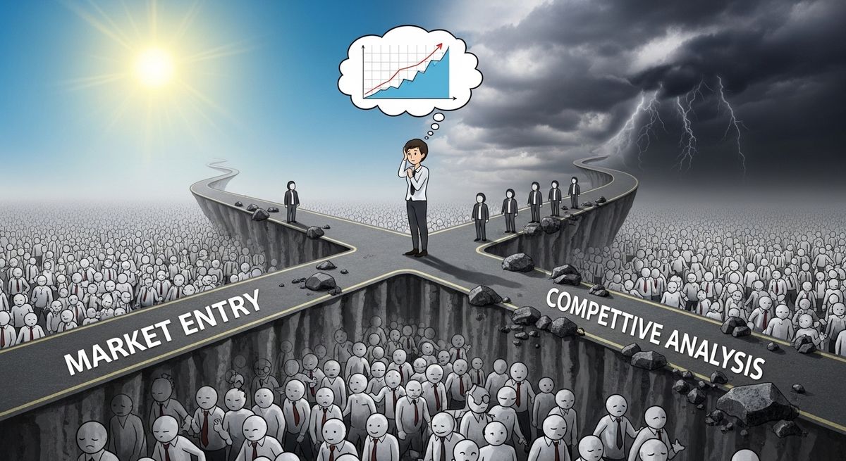 경쟁 밀도 분석 없이 시장에 진입하면 실패하는 이유: 온라인 셀러의 데이터 판단 구조